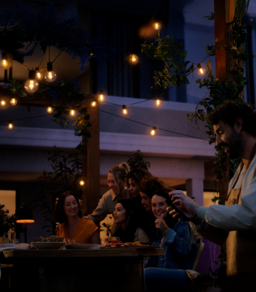 Conforto ao ar livre com as nossas luzes